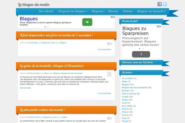 iRibbon theme site design template sample