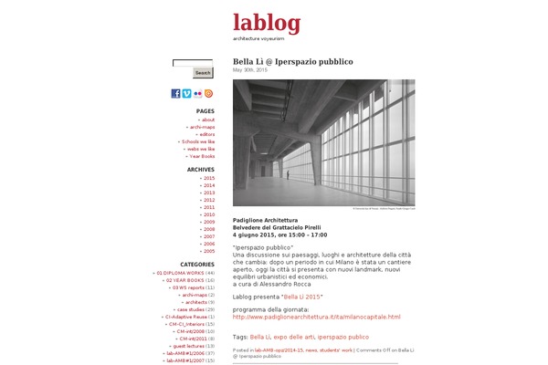 lablog.org.uk site used White as Milk