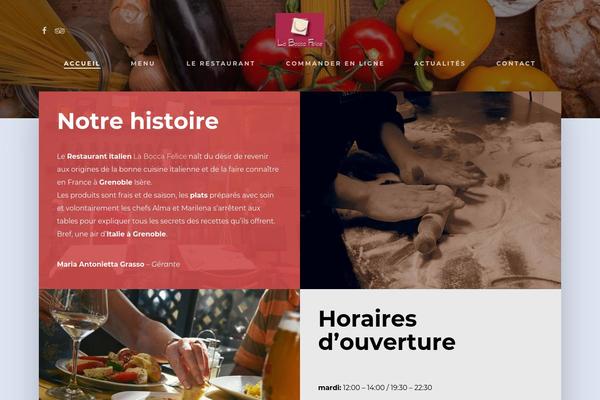 Salient Child theme site design template sample