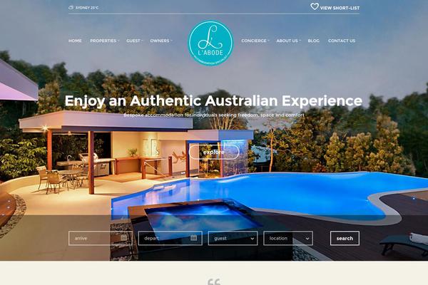 Homey-child theme site design template sample