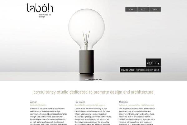 Minuscula theme site design template sample
