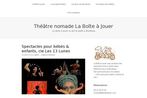 Radiate theme site design template sample