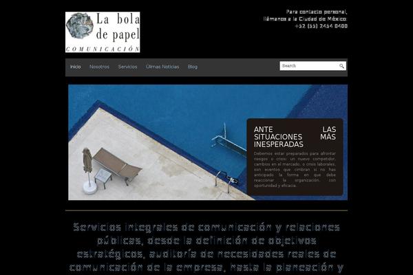 BlackBird theme site design template sample