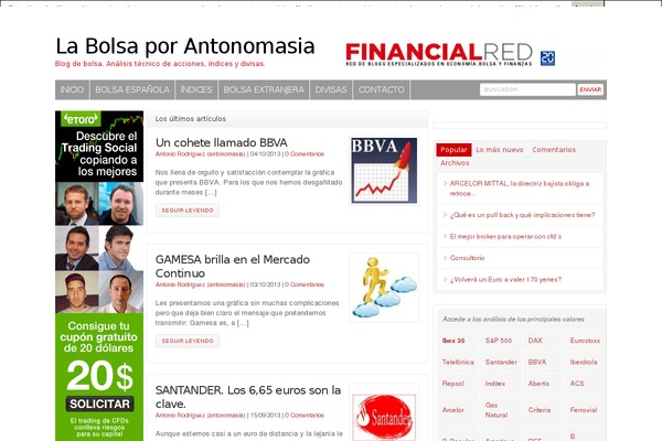 Financialred theme site design template sample