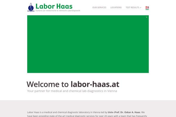 Vanguard theme site design template sample