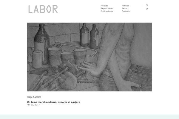 Labor theme websites examples