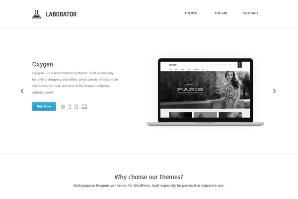 Kalium theme site design template sample