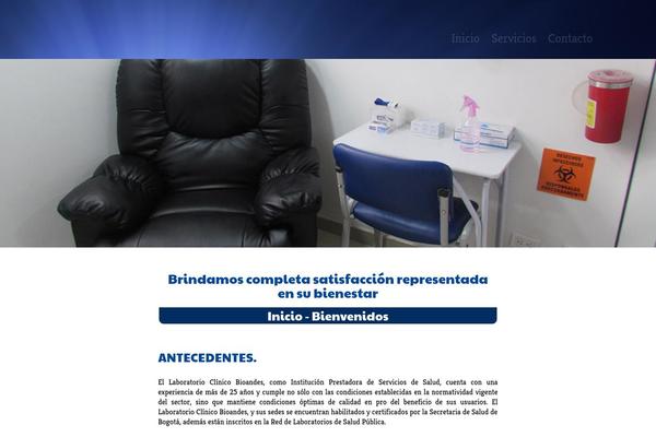 Chameleon theme site design template sample