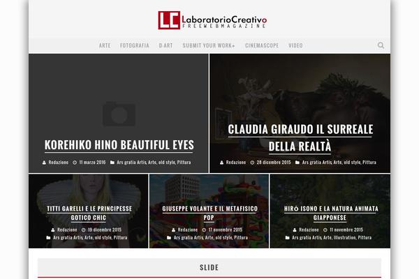 Valenti theme site design template sample