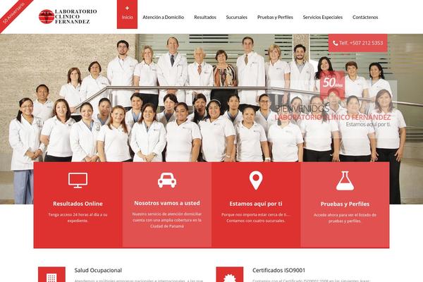 HealthCenter theme site design template sample