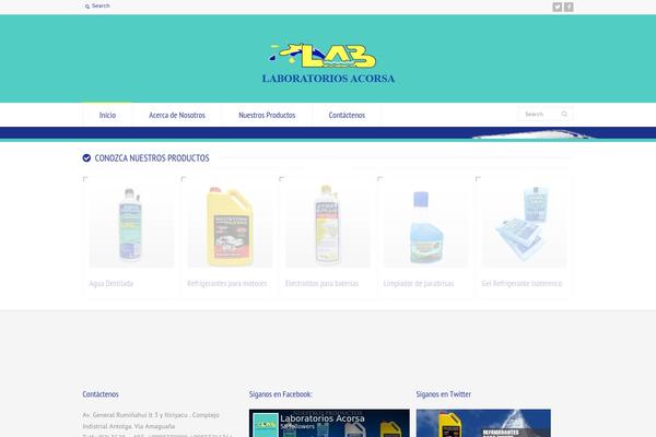 laboratoriosacorsa.com site used Rrtheme