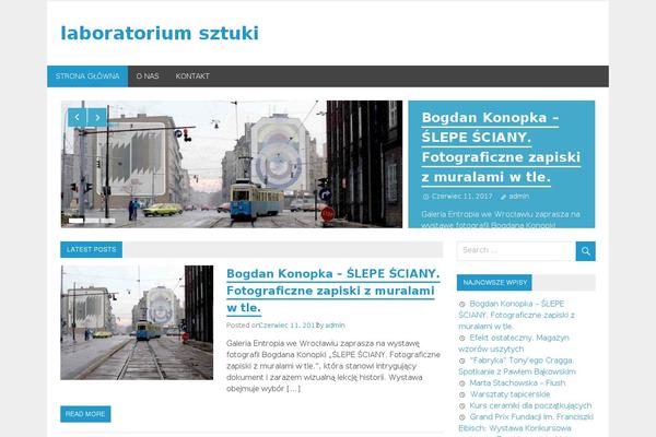 Merlin theme site design template sample