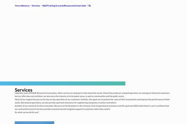 Total theme site design template sample