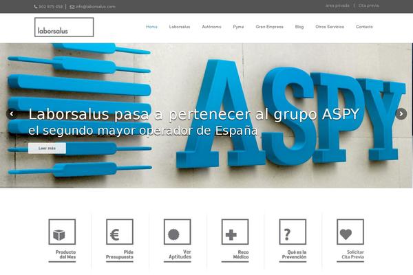 Durus theme site design template sample