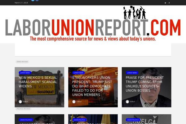 Newspaper Child theme site design template sample