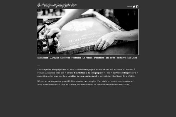 Iris theme site design template sample