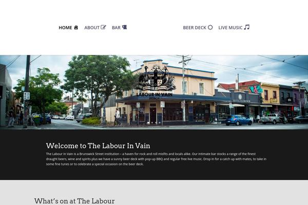 Divi theme site design template sample