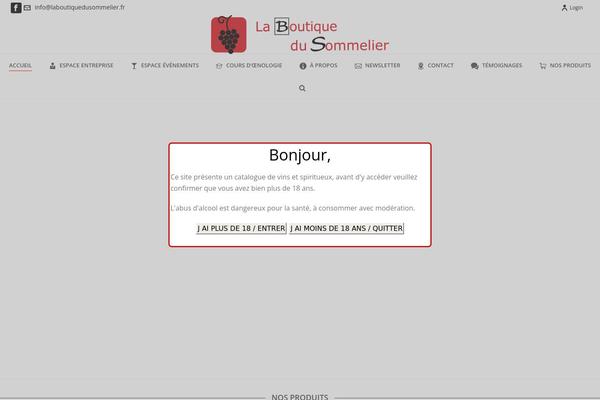 Site using Elementor plugin