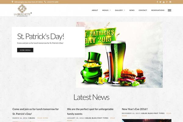 Grandrestaurant theme site design template sample