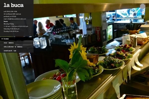 Ristorante theme site design template sample