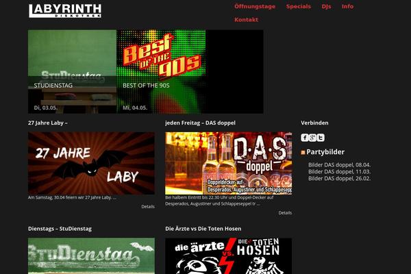 Ultimatum theme site design template sample