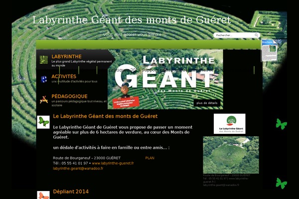 Greener Side theme site design template sample