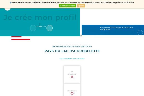 lac-aiguebelette.com site used Noe Starter