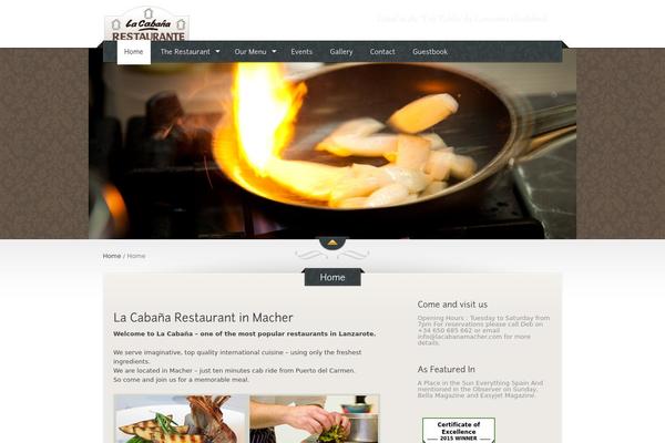 lacabanamacher.com site used The Restaurant