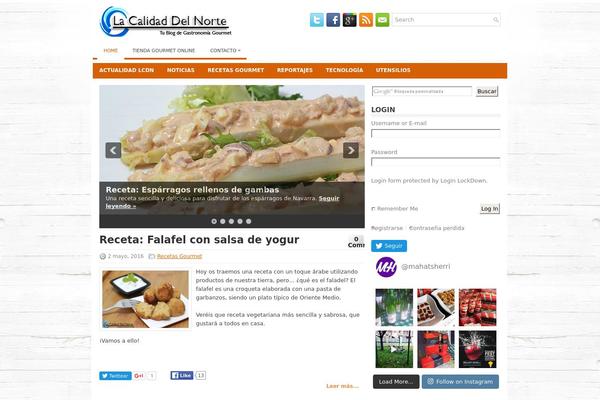 lacalidaddelnorte.com site used Pinea
