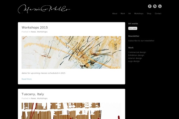 lacalligrafia.com site used Massimo