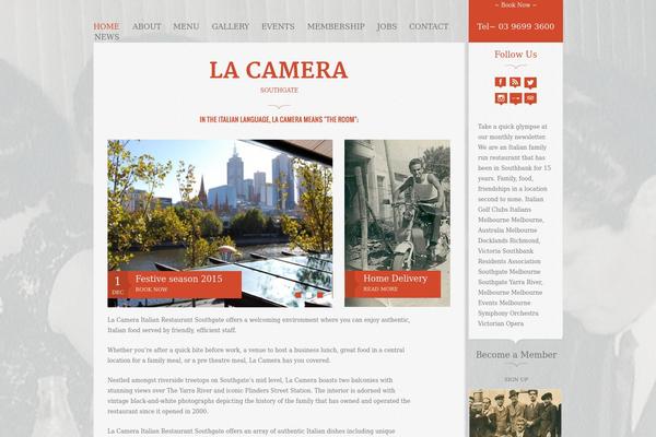 Aperture theme site design template sample