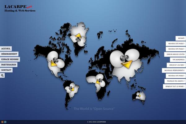 CONTRAST theme site design template sample