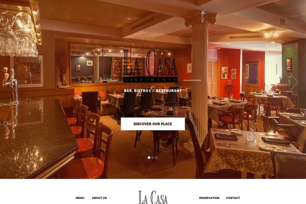The Flavour theme site design template sample