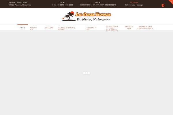 X Child theme site design template sample