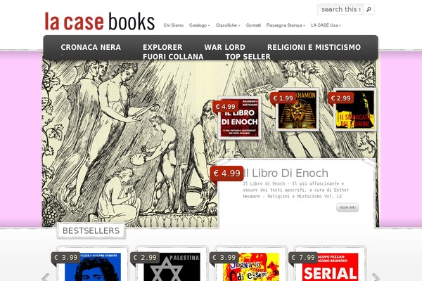 lacasebooks.com site used Tikie