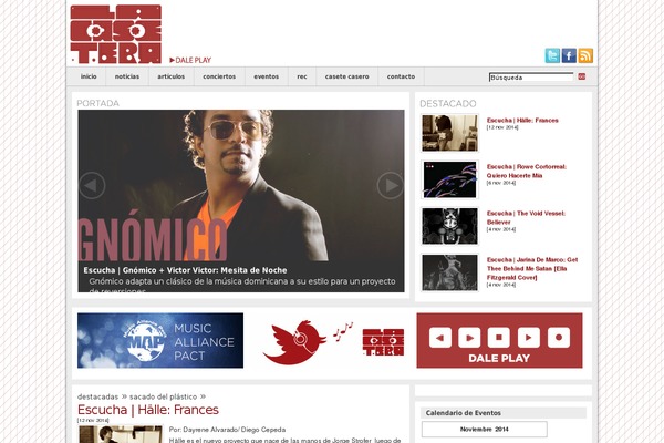 Site using Frontpage-slideshow plugin