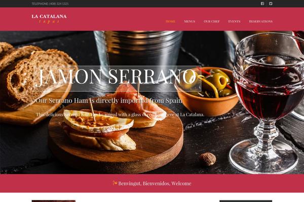 Nosh theme site design template sample