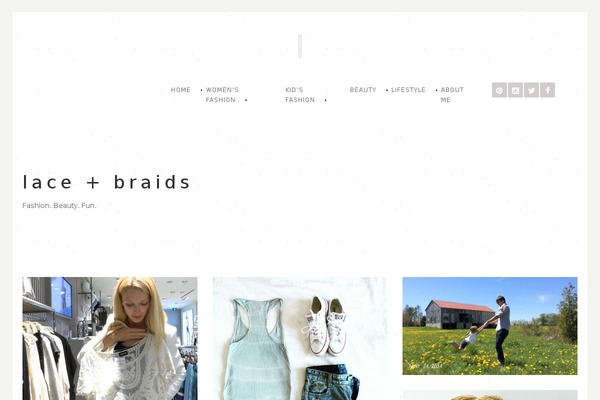 Quantum theme site design template sample