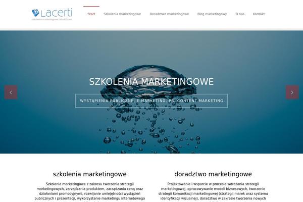 Ample theme site design template sample