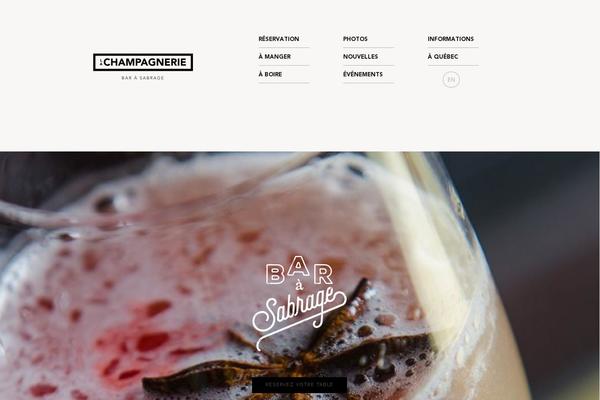 Site using Foodpress plugin