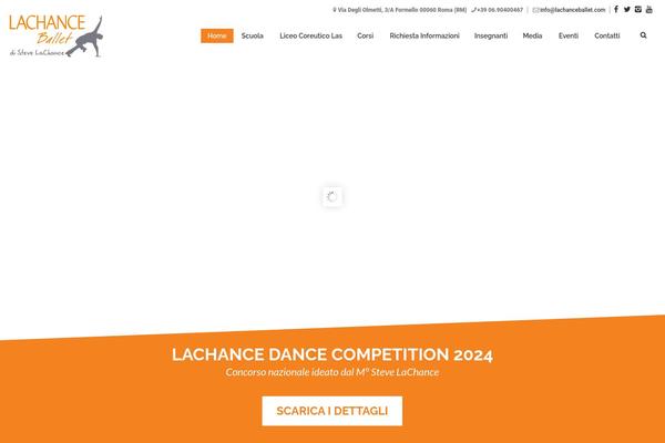 Dance-studio theme site design template sample