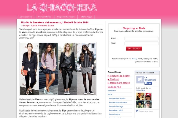 Site using Sharebar plugin