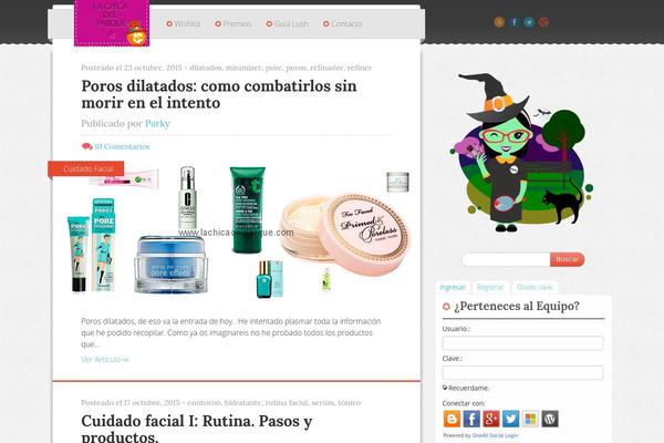 lachicadelparque.com site used Spritz