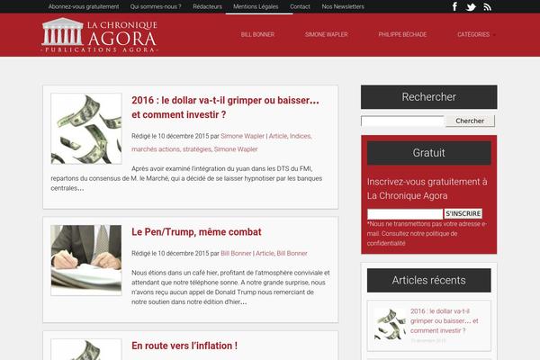Agora2015 WordPress theme, websites list used Agora2015 theme Agora2015 theme websites examples