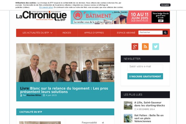 lachroniquebtp.com site used FlexiMag