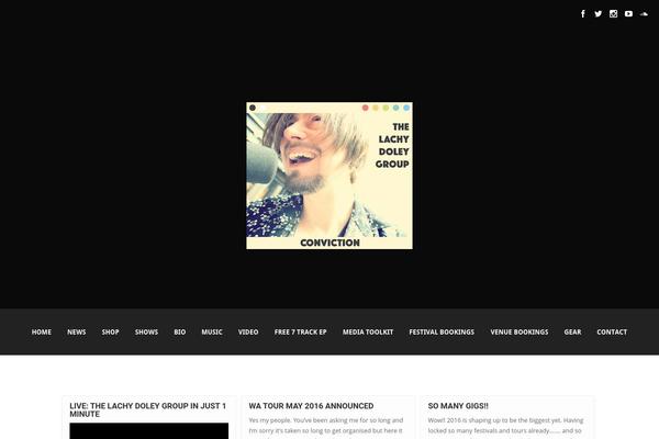 Speaker theme site design template sample