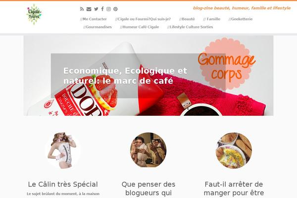 Customizr-child theme site design template sample
