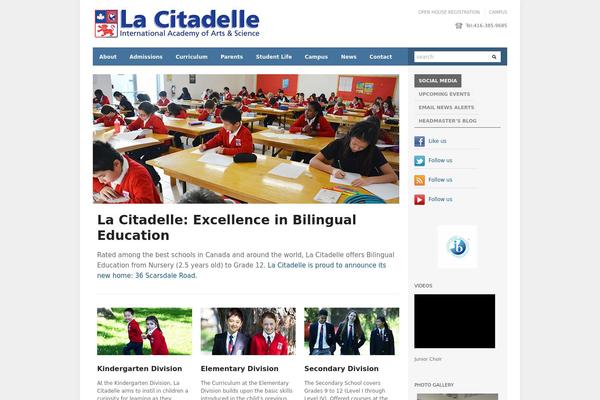 Erudito theme site design template sample