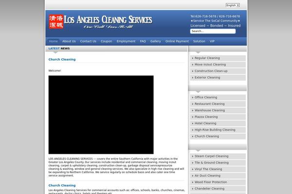 lacleaning.us site used Rt_solarsentinel_wp