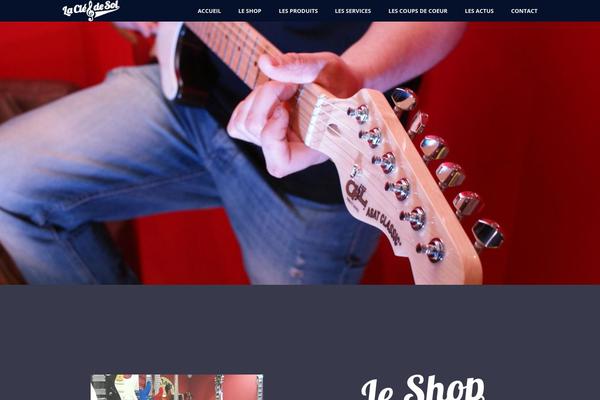 Jupiter theme site design template sample